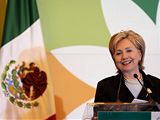 Hillary Clintonov bhem nvtvy v Mexiku (26. bezna 2009)