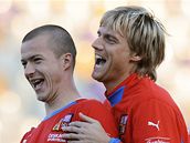 Václav Sv�rko� (vlevo) a Radoslav Ková� 