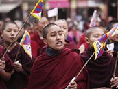 Protiínské protesty Tibean v Nepálu (28. bezna 2009)