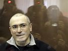Michail Chodorkovskij u soudu v Moskv (31. bezna 2009)
