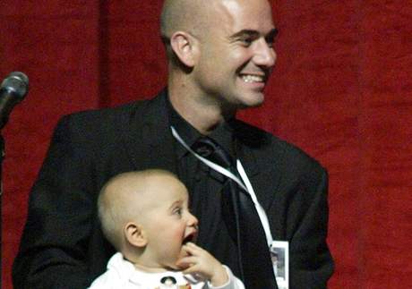 Andre Agassi se synem Jadem