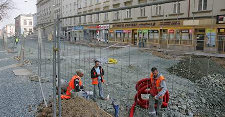 Oprava Husovy a Pekask ulice v Brn ni podnikn na nich