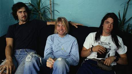 Nirvana (zleva Chris Novoselic, Kurt Cobain, Dave Grohl)