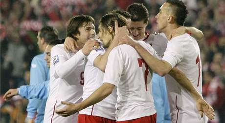 Jeden z deseti gól Polska, které ztrapnilo San Marino.