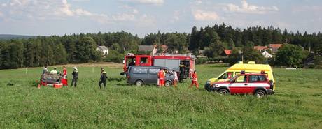 Havrie z roku 2007 u odboky na Trhomn na Plzesku