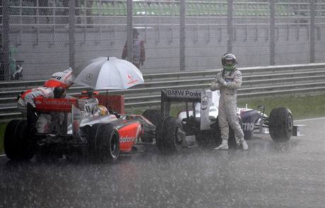 Nick Heidfeld z BMW Sauber v deti