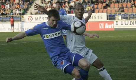 Slovácko - Ostrava: Tomá Marek a Nascimento Cleber 