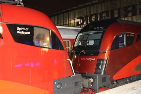 Railjet - vlak, který se může zanedlouho objevit v Česku