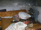Poár rodinného domu ve Lhot u Vsetína (1. dubna 2009)