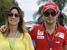 Felipe Massa s manelkou