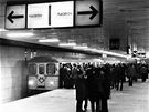 Zkuební jízda 2.1. 1974 -stanice Sokolovská