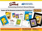 Simpsonovi na známce