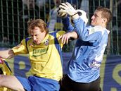 Zlín- Teplice: Dostálek a Grigar (vpravo)