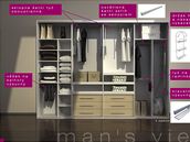 �atny mívají d�myslné vnit�ní uspo�ádání a v�ci jsou v nich p�ehledn� uskladn�né