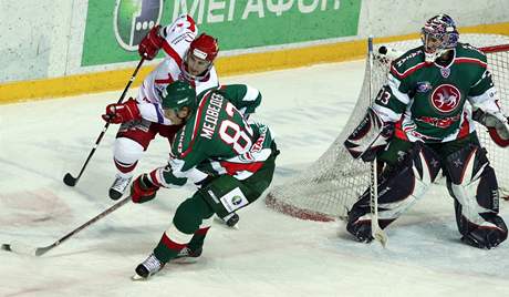 Hokejisté Kazan ve tetím finálovém souboji prohráli - ilustraní foto.