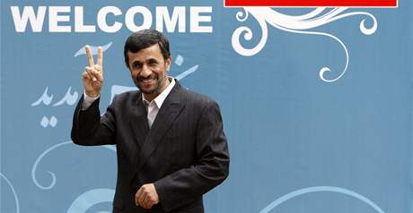 Íránský prezident Mahmúd Ahmadíneád