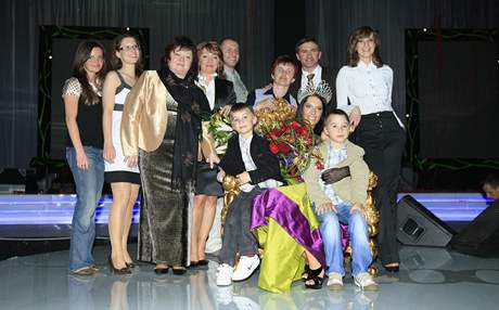 Miss Slovensko 2009 Barbora Franekov s rodinou. Chyb jen biologick otec