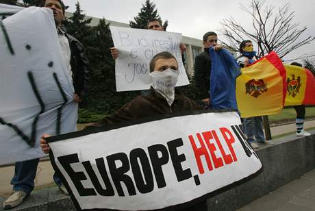 Opoziní protesty v Moldavsku (14. dubna 2009)