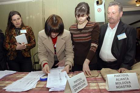 Moldavská volební komise pepoítala více ne 1,5 milionu hlasovacích lístk z voleb, které se konaly 5. dubna