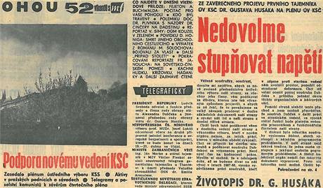 Noviny ped 40 lety: Po zasedn V KS