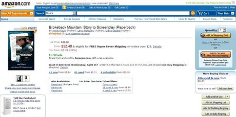 Internetový obchod Amazon.com doasn stáhl z nabídky knihy s homosexuální a erotickou tématickou.