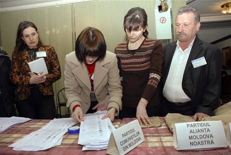 Moldavská volební komise pepoítala více ne 1,5 milionu hlasovacích lístk z voleb, které se konaly 5. dubna