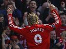Liverpool: Fernando Torres se raduje ze vsteleného gólu