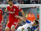 Liverpool - Blackburn: Alonso (vlevo) a Treacy