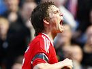 Liverpool: Daniel Agger se raduje z gólu