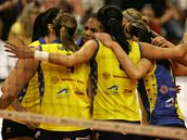 Radost volejbalistek Prostjova