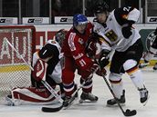 Nmecko - esko: Marek Kvapil a Nmec Michael Bakos (vpravo).