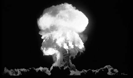 Atomový hib po výbuchu jaderné bomby