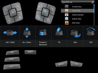 SpacePilot Pro - ovldac prvky