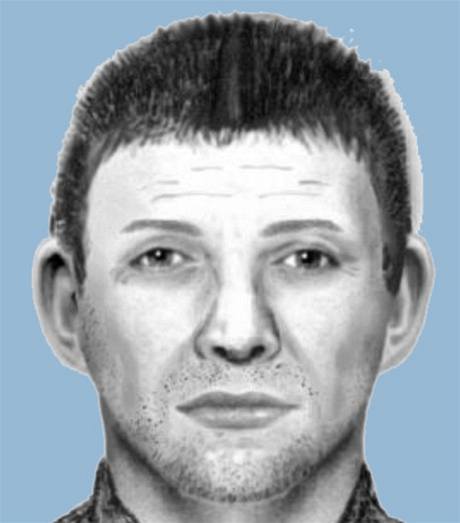 Policejní portrét mue podezelého z pokusu znásilnní ve Stodlkách 18. dubna 2009