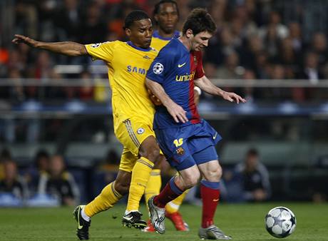 Barcelona - Chelsea: Messi a Malouda