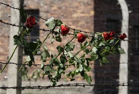 V Den oa a hrdinstv se na obti holokaustu vzpomnalo i v Osvtimi