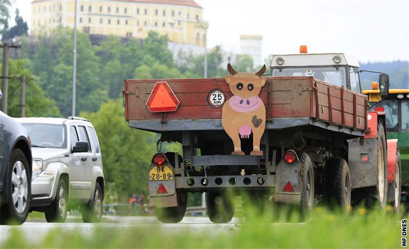 Protest zemdlc na Blanensku