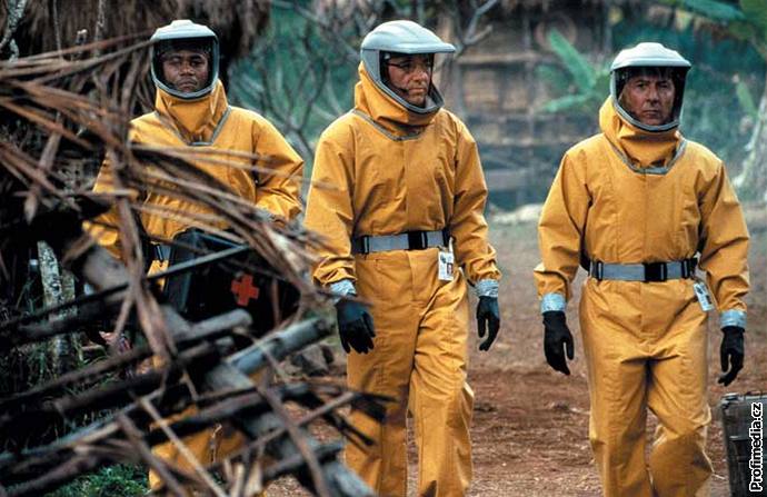 Zkuenosti s filmovým virem má i Dustin Hoffman. Do boje proti nmu vyrazil ve snímku Smrtící epidemie.