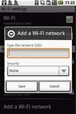 Google Android - wi-fi