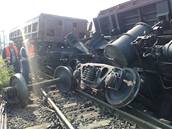 Vykolejený vlak v �er�anech