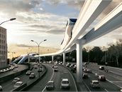 Paí za 20 let? Poítaová vizualizace znázoruje supermetro.