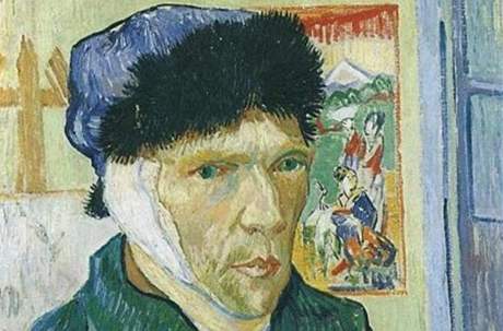 Vincent van Gogh: Autoportrét s uíznutým uchem (1888)
