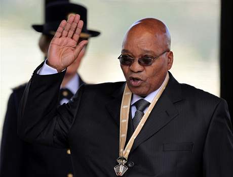 Nový jihoafrický prezident Jacob Zuma se ujal funkce (9. kvtna 2009)