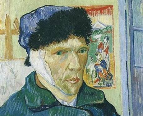 Vincent van Gogh: Autoportrét s uíznutým uchem (1888)