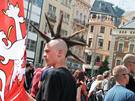 Pochod pravicových radikál Brnem na 1. máje 2009 - éf Dlnické strany Tomá Vandas