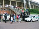 Pochod zbrojovák Brnem - stadion za Luánky