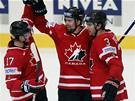 Kanada - Lotysko: kanadská gólová radost.