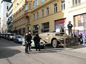 Pochod pravicových radikál� Brnem na 1. máje 2009 