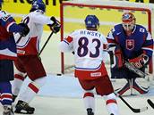 �esko - Slovensko: J�gr (vlevo) a Hemsk� p�ed La��kem
