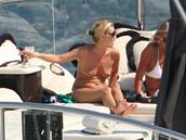 Kate Mossová na dovolené